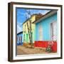 Cuba Fuerte Collection SQ - Colorful Facades Trinidad-Philippe Hugonnard-Framed Photographic Print