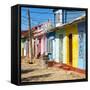 Cuba Fuerte Collection SQ - Colorful Street-Philippe Hugonnard-Framed Stretched Canvas