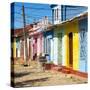 Cuba Fuerte Collection SQ - Colorful Street-Philippe Hugonnard-Stretched Canvas