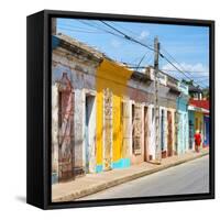 Cuba Fuerte Collection SQ - Colorful Trinidad II-Philippe Hugonnard-Framed Stretched Canvas