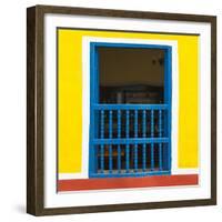 Cuba Fuerte Collection SQ - Colorful Window-Philippe Hugonnard-Framed Photographic Print