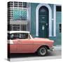 Cuba Fuerte Collection SQ - Coral Classic Car in Havana-Philippe Hugonnard-Stretched Canvas