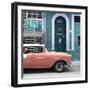 Cuba Fuerte Collection SQ - Coral Classic Car in Havana-Philippe Hugonnard-Framed Photographic Print