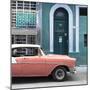 Cuba Fuerte Collection SQ - Coral Classic Car in Havana-Philippe Hugonnard-Mounted Photographic Print