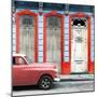 Cuba Fuerte Collection SQ - Coral Vintage Car in Havana II-Philippe Hugonnard-Mounted Photographic Print