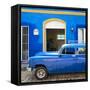 Cuba Fuerte Collection SQ - Cuban Blue-Philippe Hugonnard-Framed Stretched Canvas