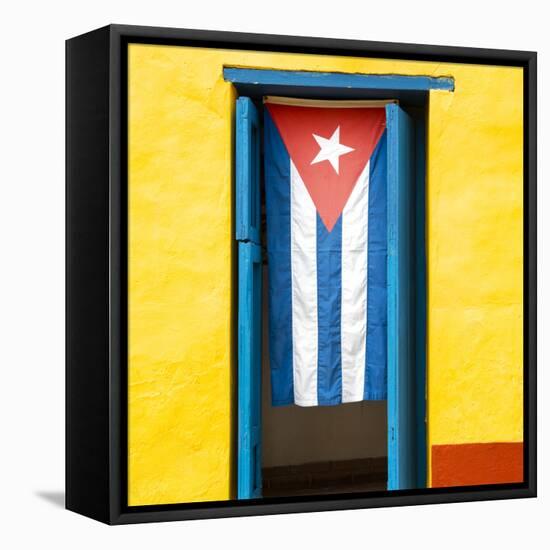 Cuba Fuerte Collection SQ - Cuban Flag-Philippe Hugonnard-Framed Stretched Canvas