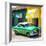 Cuba Fuerte Collection SQ - Cuban Green Taxi-Philippe Hugonnard-Framed Photographic Print