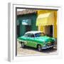 Cuba Fuerte Collection SQ - Cuban Green Taxi-Philippe Hugonnard-Framed Photographic Print