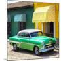 Cuba Fuerte Collection SQ - Cuban Green Taxi-Philippe Hugonnard-Mounted Photographic Print