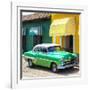 Cuba Fuerte Collection SQ - Cuban Green Taxi-Philippe Hugonnard-Framed Photographic Print