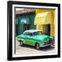 Cuba Fuerte Collection SQ - Cuban Green Taxi-Philippe Hugonnard-Framed Photographic Print