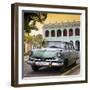 Cuba Fuerte Collection SQ - Cuban Retro Car at Sunset II-Philippe Hugonnard-Framed Photographic Print