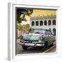 Cuba Fuerte Collection SQ - Cuban Retro Car at Sunset II-Philippe Hugonnard-Framed Photographic Print