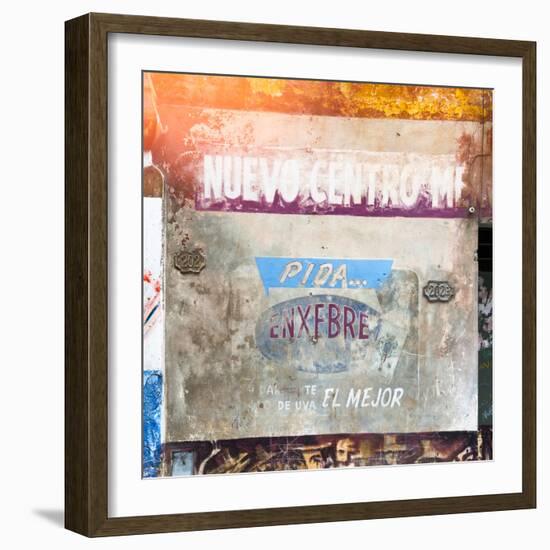 Cuba Fuerte Collection SQ - Cuban Street Advertising-Philippe Hugonnard-Framed Photographic Print