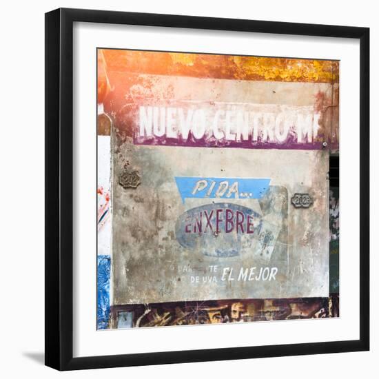 Cuba Fuerte Collection SQ - Cuban Street Advertising-Philippe Hugonnard-Framed Photographic Print