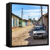 Cuba Fuerte Collection SQ - Cuban Street Scene in Trinidad-Philippe Hugonnard-Framed Stretched Canvas