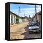 Cuba Fuerte Collection SQ - Cuban Street Scene in Trinidad-Philippe Hugonnard-Framed Stretched Canvas