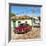 Cuba Fuerte Collection SQ - Cuban Taxis-Philippe Hugonnard-Framed Photographic Print