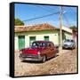 Cuba Fuerte Collection SQ - Cuban Taxis-Philippe Hugonnard-Framed Stretched Canvas