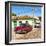 Cuba Fuerte Collection SQ - Cuban Taxis-Philippe Hugonnard-Framed Photographic Print