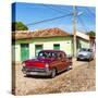 Cuba Fuerte Collection SQ - Cuban Taxis-Philippe Hugonnard-Stretched Canvas