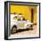 Cuba Fuerte Collection SQ - Cuban White Car-Philippe Hugonnard-Framed Photographic Print