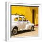 Cuba Fuerte Collection SQ - Cuban White Car-Philippe Hugonnard-Framed Photographic Print