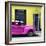 Cuba Fuerte Collection SQ - Deep Pink Vintage Car-Philippe Hugonnard-Framed Photographic Print