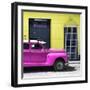 Cuba Fuerte Collection SQ - Deep Pink Vintage Car-Philippe Hugonnard-Framed Photographic Print