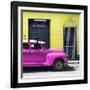 Cuba Fuerte Collection SQ - Deep Pink Vintage Car-Philippe Hugonnard-Framed Photographic Print