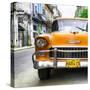 Cuba Fuerte Collection SQ - Detail on Orange Classic Chevrolet-Philippe Hugonnard-Stretched Canvas