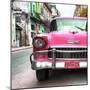 Cuba Fuerte Collection SQ - Detail on Pink Classic Chevrolet-Philippe Hugonnard-Mounted Photographic Print