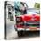 Cuba Fuerte Collection SQ - Detail on Red Classic Chevrolet-Philippe Hugonnard-Stretched Canvas