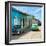 Cuba Fuerte Collection SQ - Green Cars in Trinidad-Philippe Hugonnard-Framed Photographic Print