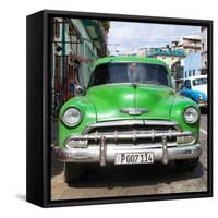 Cuba Fuerte Collection SQ - Green Chevy-Philippe Hugonnard-Framed Stretched Canvas