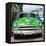 Cuba Fuerte Collection SQ - Green Chevy-Philippe Hugonnard-Framed Stretched Canvas