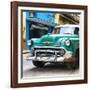 Cuba Fuerte Collection SQ - Green Classic Car-Philippe Hugonnard-Framed Photographic Print