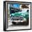 Cuba Fuerte Collection SQ - Green Classic Car-Philippe Hugonnard-Framed Photographic Print