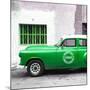 Cuba Fuerte Collection SQ - Green Pontiac 1953 Original Classic Car-Philippe Hugonnard-Mounted Photographic Print