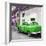 Cuba Fuerte Collection SQ - Green Taxi Pontiac 1953-Philippe Hugonnard-Framed Photographic Print