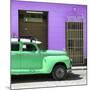 Cuba Fuerte Collection SQ - Green Vintage Car Trinidad-Philippe Hugonnard-Mounted Photographic Print