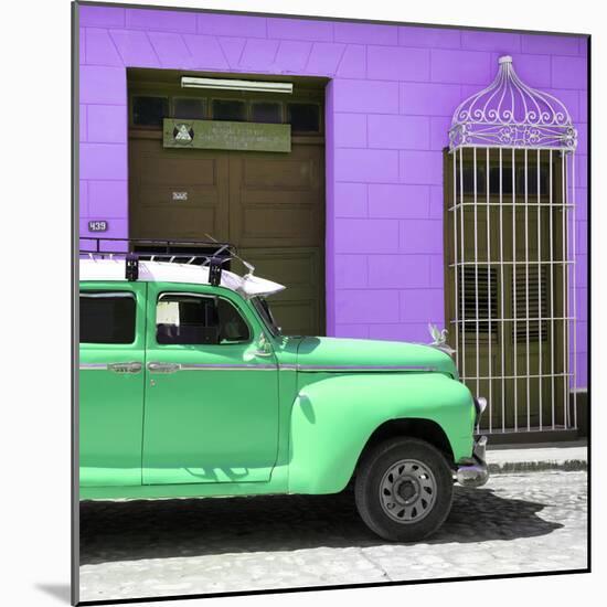 Cuba Fuerte Collection SQ - Green Vintage Car Trinidad-Philippe Hugonnard-Mounted Photographic Print