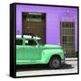 Cuba Fuerte Collection SQ - Green Vintage Car Trinidad-Philippe Hugonnard-Framed Stretched Canvas