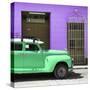 Cuba Fuerte Collection SQ - Green Vintage Car Trinidad-Philippe Hugonnard-Stretched Canvas