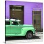 Cuba Fuerte Collection SQ - Green Vintage Car Trinidad-Philippe Hugonnard-Stretched Canvas