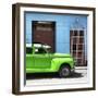 Cuba Fuerte Collection SQ - Green Vintage Car-Philippe Hugonnard-Framed Photographic Print