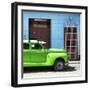 Cuba Fuerte Collection SQ - Green Vintage Car-Philippe Hugonnard-Framed Photographic Print