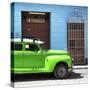 Cuba Fuerte Collection SQ - Green Vintage Car-Philippe Hugonnard-Stretched Canvas