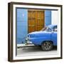 Cuba Fuerte Collection SQ - Havana 109 Street Blue-Philippe Hugonnard-Framed Photographic Print